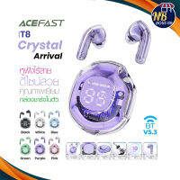 Acefast รุ่น T8 Crystal TWS headset หูฟังไร้สาย บลูทูธ 5.3 หูฟังพร้อมเคส ลดเสียงรบกวน ควบคุมแบบสัมผัส NBboss89