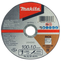 MAKITA แผ่นตัด รุ่น E-03028 ขนาด 4 นิ้ว X 1มิล (A60U) มี OSA แบบบาง