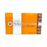 GOLDEN NAGl Indian incense sticks - PALO SANTO / ธูปหอม พาโลซานโต้ / Box Set (12 Boxes)