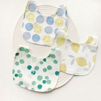 [COD] Newborn saliva towel baby U-shaped bib anti-spitting milk spring and autumn winter adjustable a generation