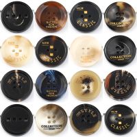 New 10pcs Resin 4 Holes Buttons Sewing Accessories  for Clothing Decorative Plastic Buttons Handmade Haberdashery