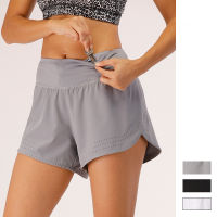 Women Running Shorts Black Gray White Gym Shorts Quick Dry Sport Shorts Drawstring Loose Breathable Fitness Outdoor Yoga Shorts