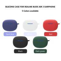 Soft Silicone Case Protective Cover For Real me Buds Air 3 Blue tooth Wireless Earphone Protection Sleeve For Real me Airbuds 3