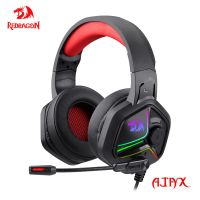 Redragon AJAX H230 RGB gaming Headphone,3.5mm Surround sound Computer headset Earphones Microphone for PS4 Switch Xbox-one