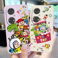 Nana Ko Electron】เคสโทรศัพท์สุดหรูนิทานของเล่น Disney ปลอกเชือกของเหลวสำหรับ Huawei P50 P40 P30 P20 Pro Lite อีโนวา Y70 5T 9 Y9S Y9A Y9 Y6 5G