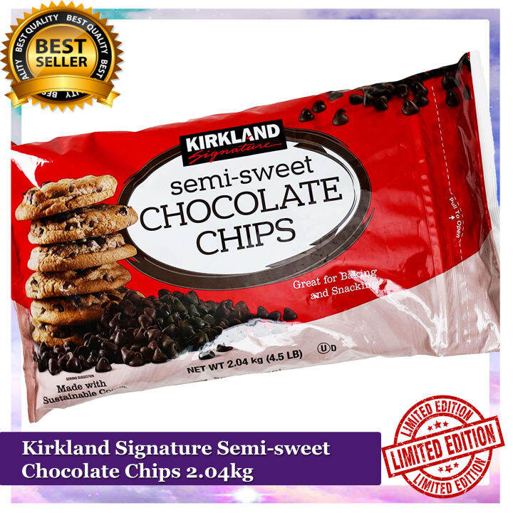 Kirkland Signature Semisweet Chocolate Chips 2.04kg Lazada PH
