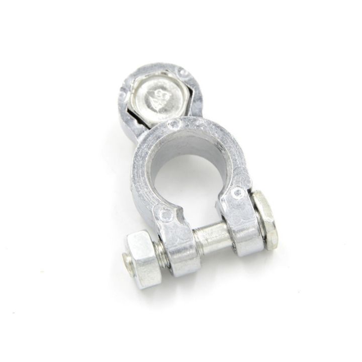 ruyifang-2ชิ้น-เซ็ต-zinc-coat-ขั้วลบแบตเตอรี่-clamp-connector-สำหรับรถยนต์