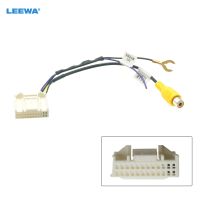 LEEWA Car 24-pin Reverse Camera Video Input Adapter Wiring Cable Use For Toyota Original Head Unit Retrofitting Auto Reverse