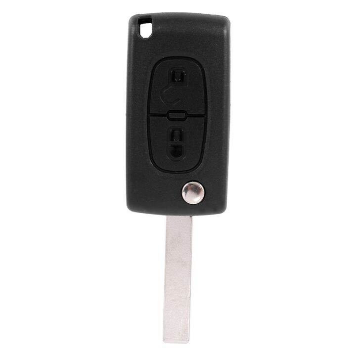 KEYYOU CE0523 2/3 BT Filp Remote Car Key Shell Case per Peugeot 306 407 807 Partner per Croen C2 C4 C5 C6 C8 Berlingo Picasso
