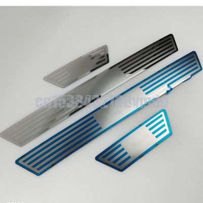 ◆ stainless steel sill Scuff Plate/Door Sill Door Sill Car Accessories For CLIO IV V CLIO 4 5 Grandtour 2014 -2020 2021