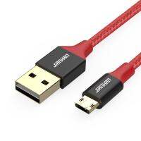 Jianhan Usb สายเคเบิลขนาดเล็กไมโคร Usb แบบย้อนกลับได้5v 2a ที่ชาร์จความเร็วสูงชาร์จข้อมูลโทรศัพท์มือถือสายเคเบิลสำหรับ Xiaomi Samsung