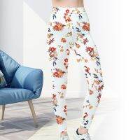 2023 New Fashion Sports 3D Printing Womens Tight Leggings Sexy floral Push ups Yoga Leisure Fitness Thin Quick Dried Pants