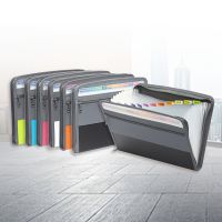 Expanding File Organizer 13 Pocket Accordion File Folder Document Organizer Expanding Zip File Folder With Zipper Closure