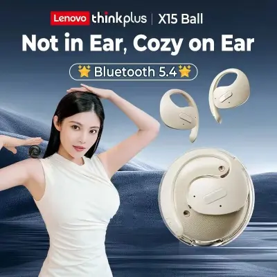 Lenovo X15 Ball Bluetooth 5.4 หูฟัง Thinkplus X15 prox กีฬาหูฟังไร้สายลดเสียงรบกวน HD Voice หูฟังพร้อมไมโครโฟน