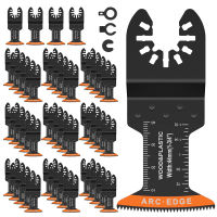 50ชิ้นใบเลื่อยไฟฟ้าระบบสั่นสะเทือน S HCS 44ขอบโค้งมมคมทนต่อการสึกหรอ Multitool ใบมีดกับอะแดปเตอร์ใบเลื่อยไฟฟ้าระบบสั่นสะเทือนใบเลื่อยไฟฟ้าระบบสั่นสะเทือนสำหรับตัดโลหะมายากล