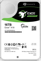 Seagate Exos X18 16TB ST16000NM000J Enterprise HDD - CMR 3.5 Inch Hyperscale SATA 6Gb/s, 7200 RPM, 512e and 4Kn FastFormat, Low Latency with Enhanced Caching