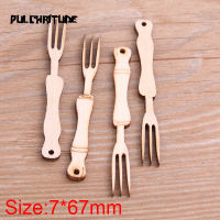 12pcs Wooden And Fork Combination Scrapbooking Painting Collection Craft Handmade Accessory Home Decoration