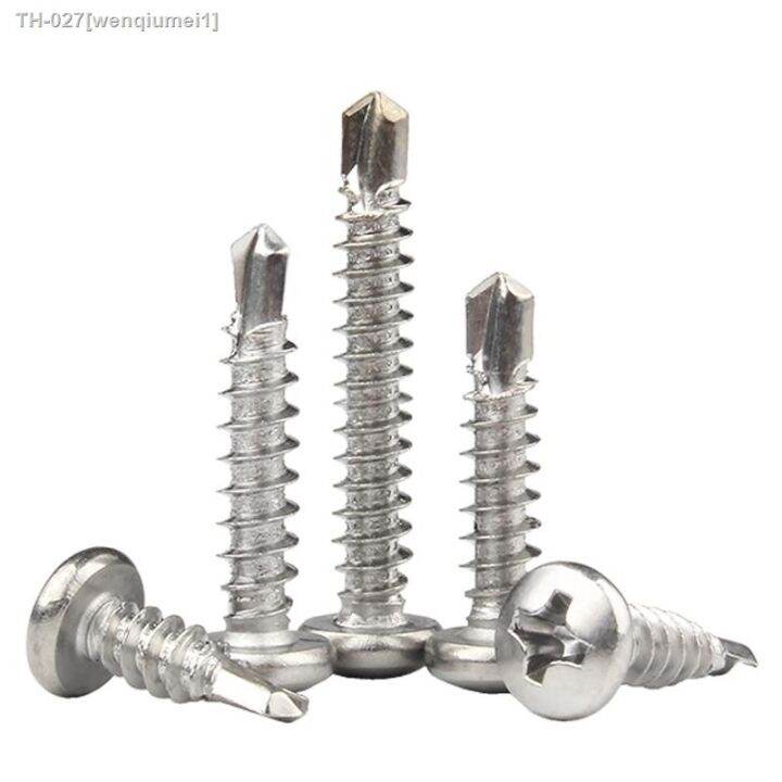 6-8-10-12-14-phillips-stainless-steel-self-drilling-screw-thread-self-tapping-screw-bolt-m3-5-m4-2-m4-8-m5-5-m6-3-pan-head