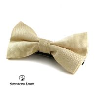 GIORGIO DEL SARTO One-Fold Silk Bow Tie โบว์ไทผ้าไหมหนึ่งจีบ