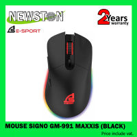 MOUSE (เมาส์) SIGNO GM-991 MAXXIS (BLACK)