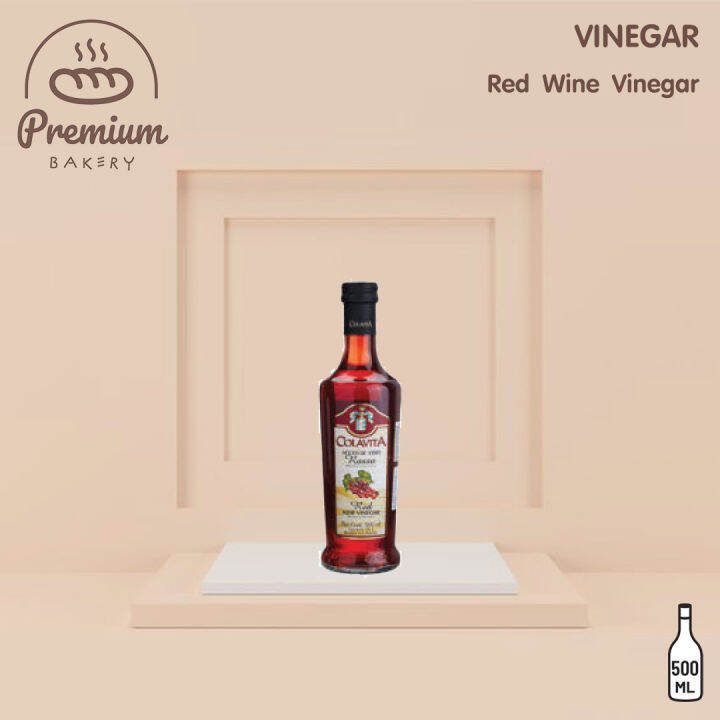 COLAVITA Red Wine Vinegar 500ml Lazada.co.th