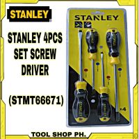 【เก่าฮาร์ดแวร์】 Stanley ชุดไขควงจับเบาะ4ชิ้น (STMT66671)