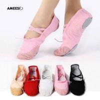 COD DSFGREYTRUYTU COD!!Ameesi Adult Canvas Ballet Dance Shoes Pointe Dance Gymnastics Shoes