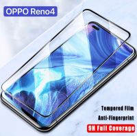 F ฟิล์มกระจกเต็มจอ OPPO Reno4 ฟิล์มกระจกนิรภัยเต็มจอ ฟิล์มออฟโป้ Oppo Reno 4 ฟิล์มกระจกกันกระแทก (ส่งจากไทย)
