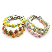 Women HairBands HairBands Headwear Fashion Hair Accessories Elastic HairBands Flower HeadBand