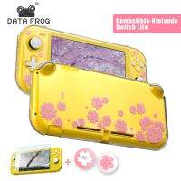 DATA FROG Protective Transparent Case For Nintendo Switch Lite Cover Cute Clear Case Hard Shell For Nintendo Switch Accessories