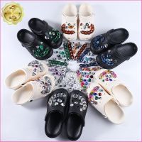 Trendy Rhinestone Croc Charms Designer DIY Quality Chain Shoes Decaration Accessories Jibb for Croc Clogs Kids Girls Women Gifts