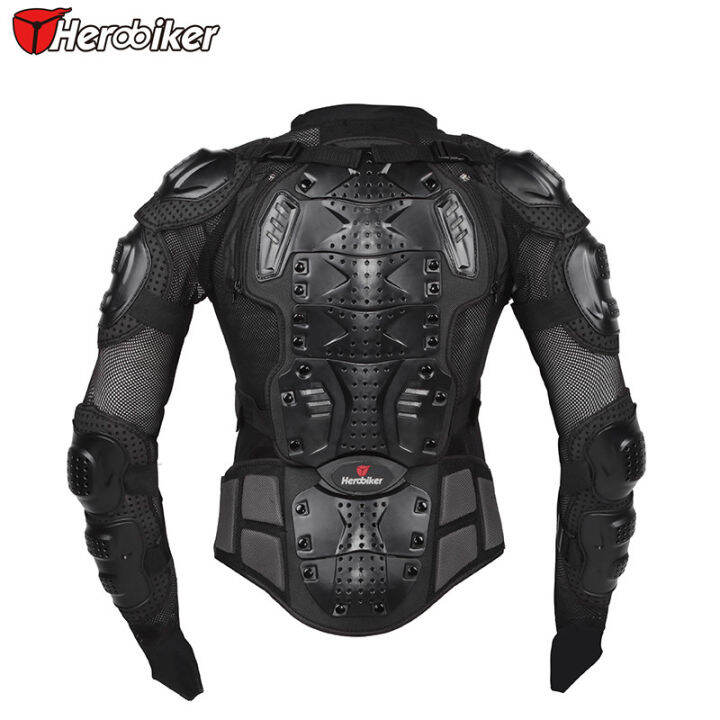 herobiker-motorcycle-riding-armor-jacket-knee-pads-motocross-off-road-enduro-atv-racing-body-protective-gear-protector-set