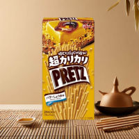 Pretz Super Crunchy Pretz  55g -บิสกิตแท่งอบกรอบกรอบพิเศษรสซอสน้ำมันงา 55g