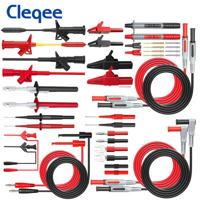 Cleqee P1600 Series High Quality Multimeter Test Lead Kit BNC-Test Cable Test Test IC Test Hook Automotive Repair Set Toolbar