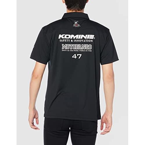 komine-รถจักรยานยนต์-komine-เสื้อเชิ้ตทีมสีดำ-xl-jk-401