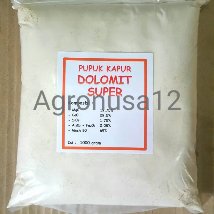 Dolomit Super Kapur Pertanian 1kg Lazada Indonesia