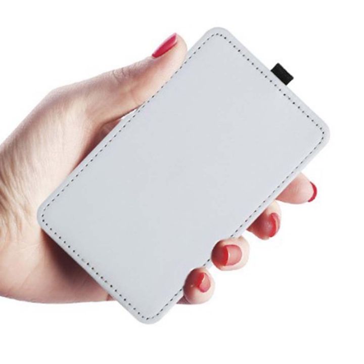 10pcs-dye-sublimation-rectangle-portable-transportation-card-holder-work-card-holder-printable-card-holder-keychain