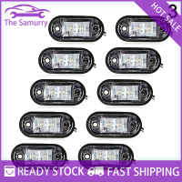 Samurry ✨Hot Sale✨ Car ไฟเตือน LED ไดโอดไฟมาร์กเกอร์ด้านข้างทรงรี12V 24V อุปกรณ์เสริมรถบรรทุก