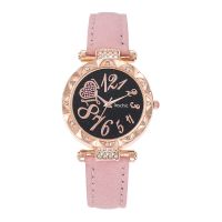 【July】 Ins Korean casual fashion lady belt quartz watch wholesale simple student