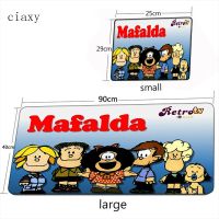 Mafalda M Ousepad Xxl Gamer แล็ปท็อปอุปกรณ์คอมพิวเตอร์แป้นพิมพ์เสื่อ Mause แผ่นไม่ลื่นโต๊ะป้องกันเสื่อสีชมพูน่ารักแผ่นรองเม้าส์