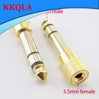 QKKQLA 3.5mm Male 6.5mm Female Jack Stereo Headphone Transmitter 3.5 6.5 Audio Mic Guitar Connectors Adapter Microphone Audio