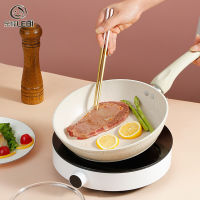 กระทะเคลือบหินอ่อน ขนาด 24cm 28cm สำหรับเตาทุกประเภท NON STICK Marble Stone Frying pan ขนาด กระทะทอดสเต็กแบบไม่ติด กระทะทอดสเต็กอเนกประสงค์แพนเค้กทอด ไข่หนาหม้อหุงข้าวเปิดเปลวไฟได้ กระทะ สามารถใช้กับเตาแม่เหล็กไฟฟ้า กระทะเคลือบหิน เกาหลี ไม่ติดกระทะกระทะเ