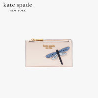 KATE SPADE NEW YORK DRAGONFLY EMBELLISHED SMALL SLIM BIFOLD WALLET KB194 กระเป๋าสตางค์
