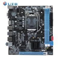 เมนบอร์ด B75ช่องเสียบ LGA1155 16GB Micro-ATX เมนบอร์ดคอมพิวเตอร์เดสก์ท็อป Realtek 10/100 Mbps LAN ออนบอร์ดรองรับ SATA 2.0 3.0 PCI Express X16สล็อต X1