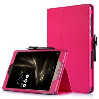 เคสสำหรับ Asus Zenpad 3S 10 Z500M P027-พรีเมี่ยมฝาขาตั้งฝาพับหนังพร้อมระบบ Sleep/wake อัตโนมัติสำหรับแท็บเล็ต Zenpad 3S 10