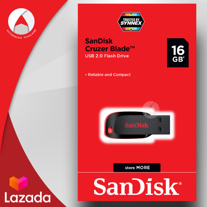 sandisk-cruzer-blade-usb-2-0-แฟลชไดร์ฟ-16gb-black-sdcz50-016g-b35-เมมโมรี่-แซนดิส-แฟลซไดร์ฟ-ประกัน-synnex-รับประกัน-5-ปี