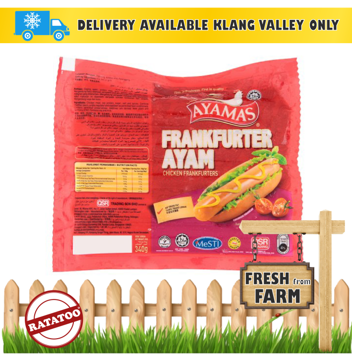 [SALE] Sausage Ayamas Chicken Frankfurter (340g) RATATOO MARKET Lazada