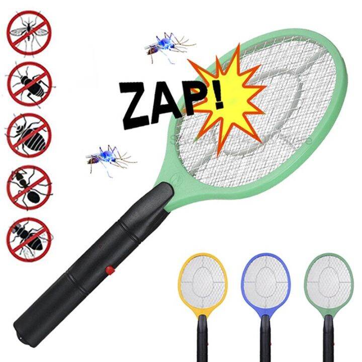 Mosquito Racket Killer Electric Portable Fly Insect Bug Zapper Handheld Cordless Battery Power