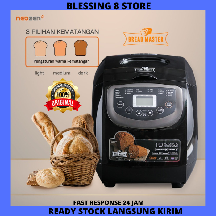 Bread Master Multipro Alat Pembuat Roti Bread Maker Praktis Dan ...