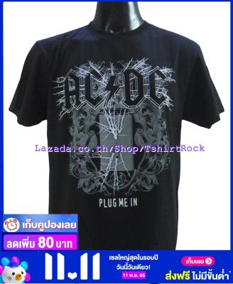 เสื้อวง AC/DC acdc เอซี/ดีซี ไซส์ยุโรป เสื้อยืดวงดนตรีร็อค เสื้อร็อค  ADC887 มีปลายทาง